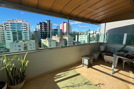 Varanda gourmet de apartamento à venda com 4 quartos, 260m² em Cidade Nova, Belo Horizonte