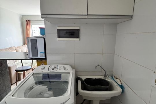 Área de Serviço de apartamento à venda com 1 quarto, 42m² em Samambaia, Brasília
