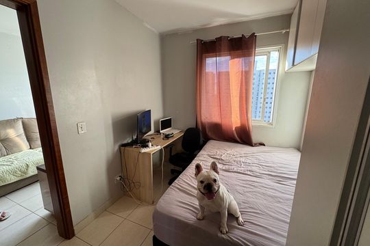 Suíte  de apartamento à venda com 1 quarto, 42m² em Samambaia, Brasília