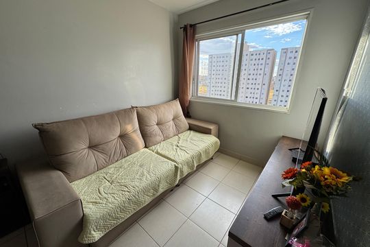 Sala de apartamento à venda com 1 quarto, 42m² em Samambaia, Brasília