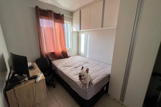Suíte  de apartamento à venda com 1 quarto, 42m² em Samambaia, Brasília
