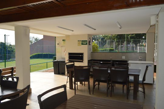 Área comum - Churrasqueira de casa de condomínio para alugar com 3 quartos, 222m² em Bonfim Paulista, Ribeirão Preto