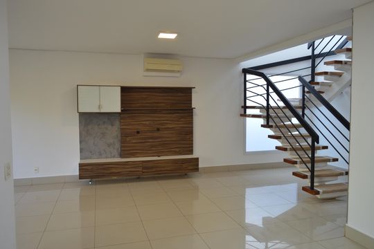 Sala de casa de condomínio para alugar com 3 quartos, 222m² em Bonfim Paulista, Ribeirão Preto