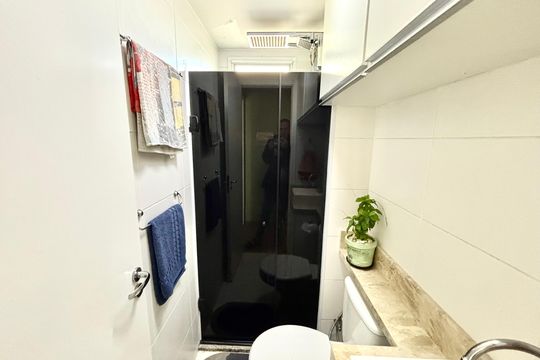 Banheiro de apartamento à venda com 2 quartos, 41m² em Vila Silvia, São Paulo