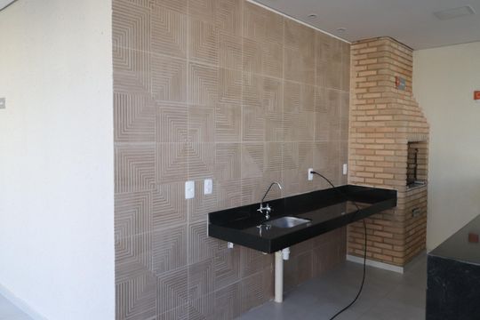 Área comum - Churrasqueira de apartamento para alugar com 2 quartos, 42m² em Jardim Patricia, Uberlândia