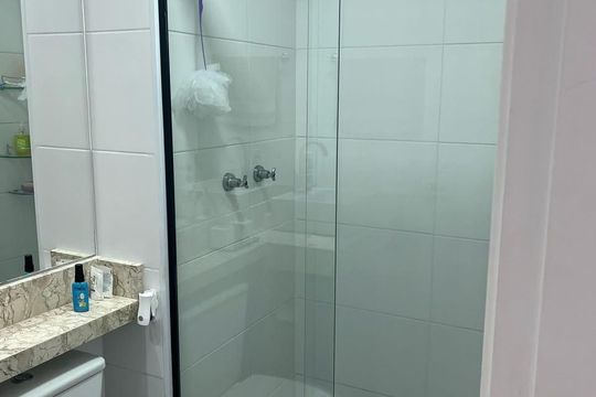Banheiro de apartamento para alugar com 2 quartos, 44m² em Vila Pirituba, São Paulo