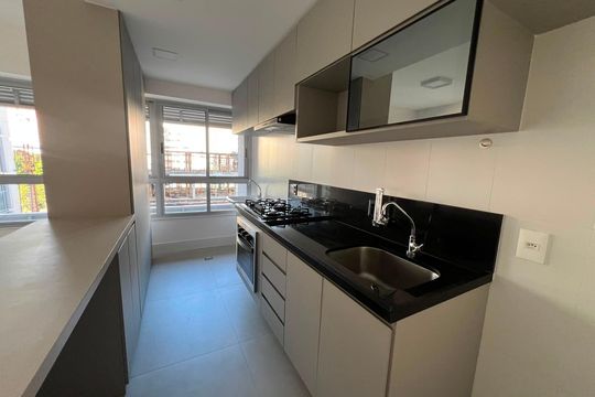 Cozinha de apartamento à venda com 2 quartos, 74m² em Funcionários, Belo Horizonte