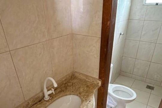 Banheiro de casa para alugar com 2 quartos, 60m² em Canaa, Belo Horizonte