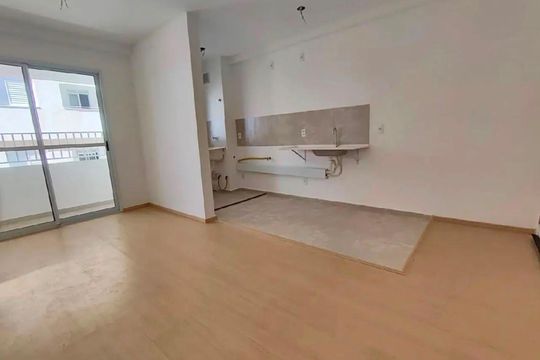 Sala/cozinha de apartamento para alugar com 2 quartos, 53m² em Chácaras Reunidas São Jorge, Sorocaba
