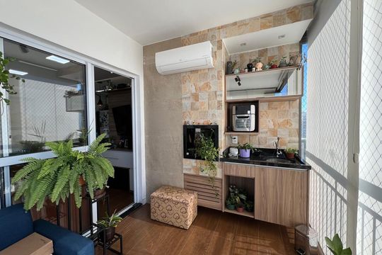 Varanda de apartamento à venda com 2 quartos, 60m² em Parque da Vila Prudente, São Paulo