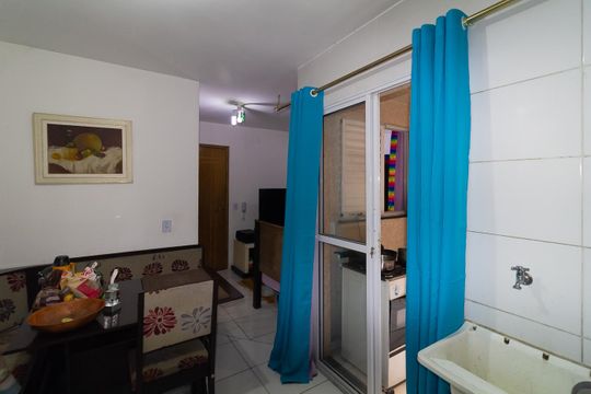 Cozinha de kitnet/studio à venda com 1 quarto, 34m² em Vila Prudente, São Paulo