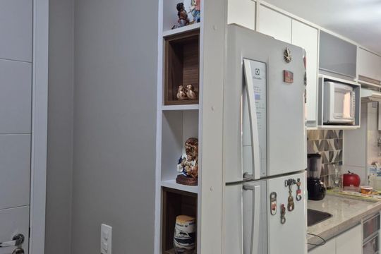 Cozinha de apartamento à venda com 3 quartos, 86m² em Campo Grande, Rio de Janeiro