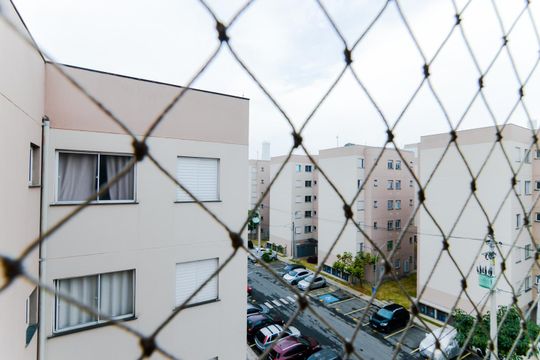 Vista da Sala de apartamento para alugar com 2 quartos, 47m² em Vila Alzira, Guarulhos