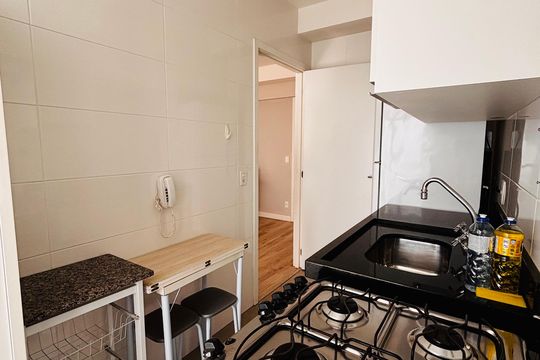 Cozinha  de apartamento para alugar com 1 quarto, 49m² em Alphaville Industrial, Barueri