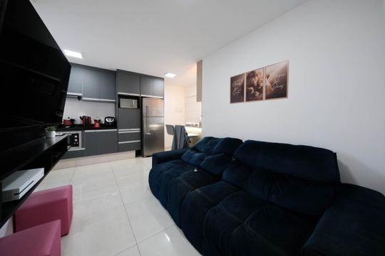 Sala/Cozinha de apartamento à venda com 3 quartos, 55m² em Vila Santa Teresa, São Paulo