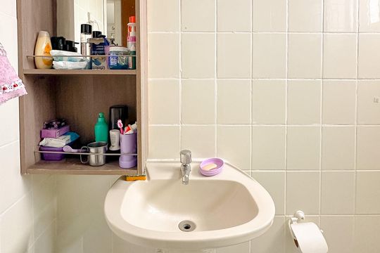 Banheiro de apartamento para alugar com 2 quartos, 52m² em Sertão do Maruim, São José