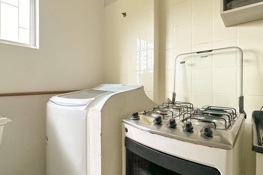 Área de serviço de apartamento para alugar com 2 quartos, 52m² em Sertão do Maruim, São José