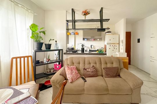 Sala de apartamento para alugar com 2 quartos, 52m² em Sertão do Maruim, São José