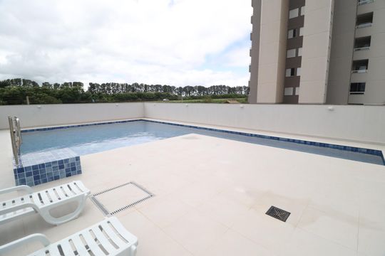 Área comum - Piscina de apartamento para alugar com 2 quartos, 57m² em Novo Mundo, Uberlândia
