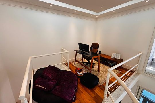 Home office de apartamento para alugar com 3 quartos, 172m² em Tamboré, Santana de Parnaíba