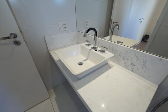 Banheiro da Suíte 1 de apartamento à venda com 2 quartos, 84m² em Vila Dom Pedro I, São Paulo