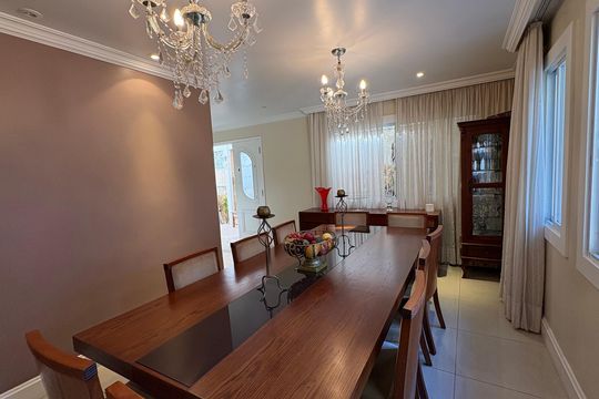Sala de Jantar de casa de condomínio para alugar com 5 quartos, 1932m² em Mosela, Petrópolis