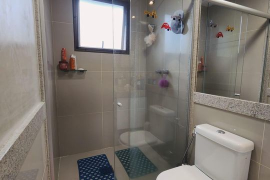 Banheiro social de apartamento para alugar com 4 quartos, 154m² em Vale dos Cristais, Nova Lima
