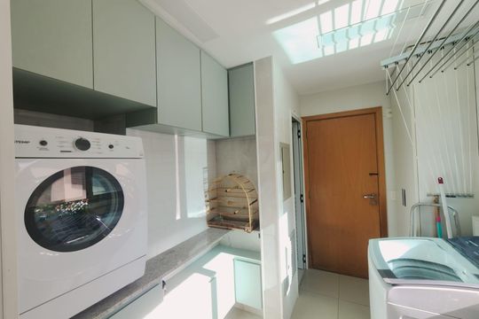 Área de serviço de apartamento para alugar com 4 quartos, 154m² em Vale dos Cristais, Nova Lima
