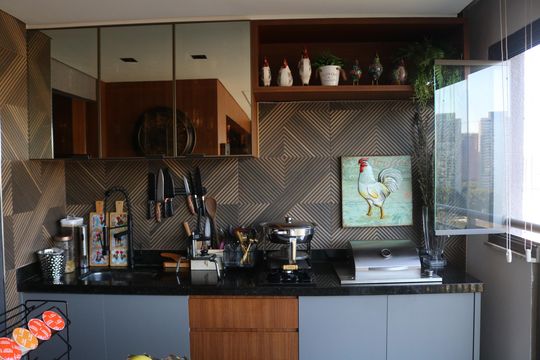 Cozinha de apartamento à venda com 3 quartos, 116m² em Parque Industrial Tomas Edson, São Paulo