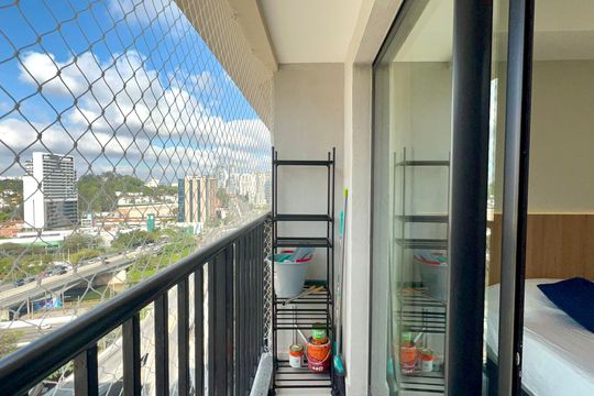 Varanda do Studio de kitnet/studio à venda com 1 quarto, 24m² em Pinheiros, São Paulo