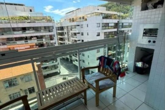 Varanda de apartamento à venda com 3 quartos, 85m² em São Francisco, Niterói