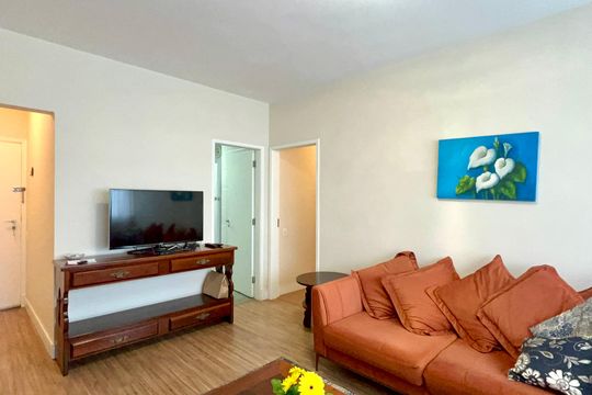 Sala de apartamento para alugar com 2 quartos, 121m² em Perdizes, São Paulo