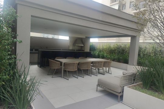 Área externa de apartamento à venda com 3 quartos, 126m² em Brás, São Paulo
