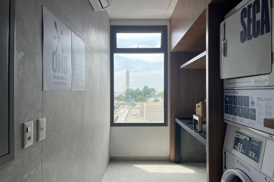 Lavanderia de kitnet/studio à venda com 1 quarto, 27m² em Vila Romana, São Paulo