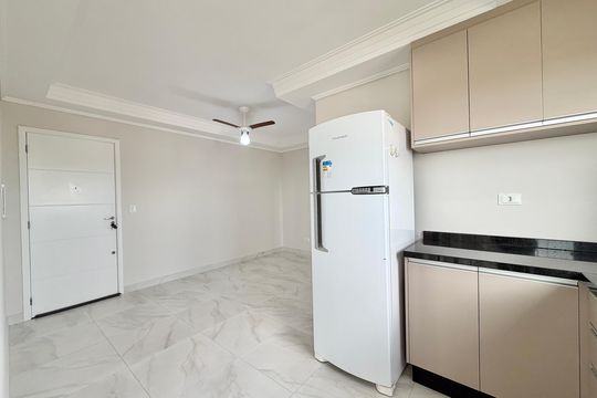 Sala e Cozinha de apartamento para alugar com 3 quartos, 55m² em Parque da Fonte, São José dos Pinhais