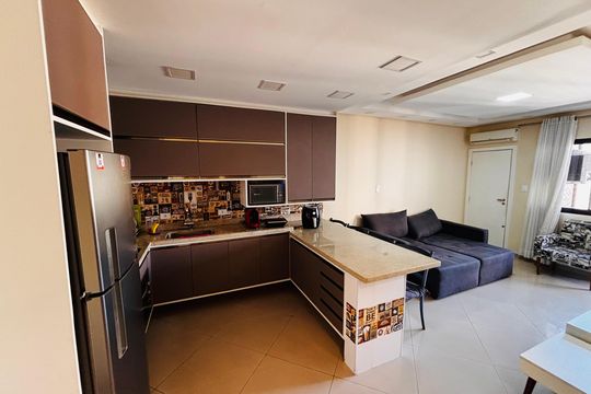Cozinha de apartamento à venda com 1 quarto, 55m² em Alphaville, Barueri