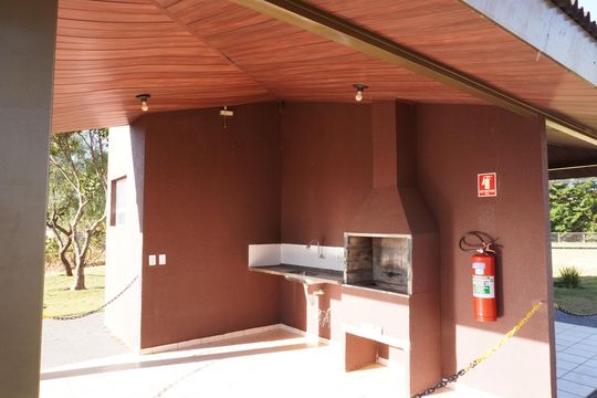 Área comum - Quiosque com churrasqueira de casa de condomínio para alugar com 3 quartos, 65m² em Jardim Ipanema, São Carlos