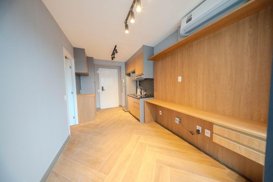 Sala de apartamento para alugar com 1 quarto, 28m² em Consolação, São Paulo