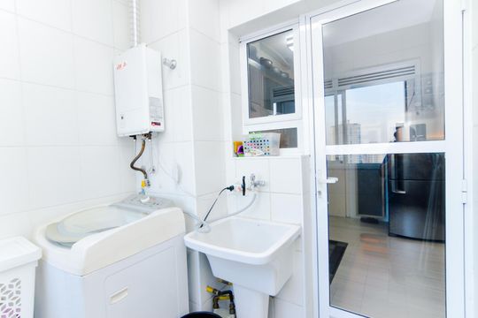Área de Serviço de apartamento à venda com 3 quartos, 96m² em Vila Augusta, Guarulhos