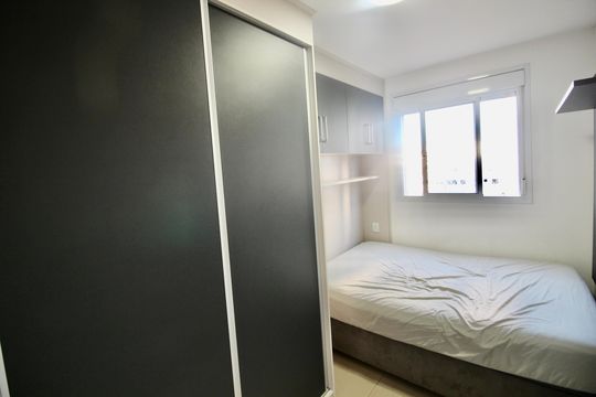 Quarto de apartamento para alugar com 1 quarto, 35m² em Vila Guilhermina, São Paulo