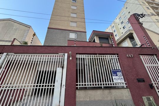 Fachada de apartamento para alugar com 1 quarto, 35m² em Vila Guilhermina, São Paulo