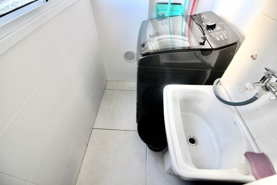 Área de serviço de apartamento para alugar com 1 quarto, 35m² em Vila Guilhermina, São Paulo