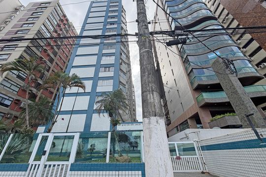Fachada de apartamento para alugar com 2 quartos, 110m² em Embaré, Santos