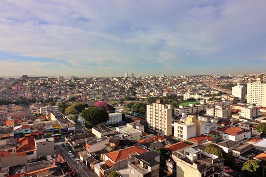 Sala Vista  de apartamento para alugar com 2 quartos, 45m² em Vila Santa Luzia, São Bernardo do Campo