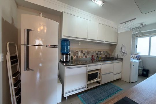 Cozinha de apartamento à venda com 2 quartos, 84m² em Jardim Santa Eudoxia, Campinas