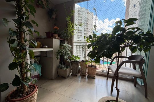Varanda de apartamento à venda com 2 quartos, 84m² em Jardim Santa Eudoxia, Campinas