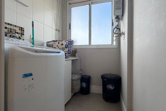 Área de serviço de apartamento à venda com 2 quartos, 84m² em Jardim Santa Eudoxia, Campinas