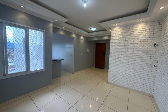 Sala de apartamento para alugar com 2 quartos, 52m² em Centro, São Vicente