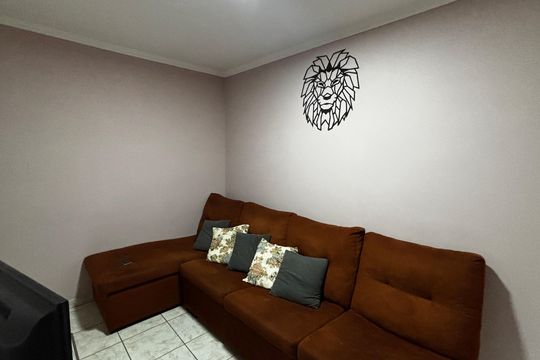 Sala de apartamento à venda com 2 quartos, 46m² em Vila Aquilino, Santo André