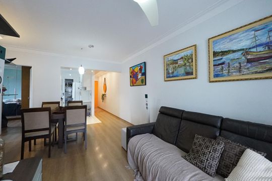 Sala de apartamento à venda com 3 quartos, 83m² em Vila São José, São Paulo
